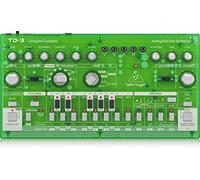 Behringer TD-3-LM Synthétiseur de ligne de basse analogique avec VCO, VCF, séquenceur 16 pas, effets de distorsion et chaîne poly 16 voix, compatible PC et Mac