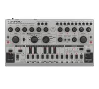 Behringer TD-3-MO-SR Analog Bass Line Synthesizer, 16-Step Sequencer, MIDI via USB, CV/Gate & Sync I/O, Silver