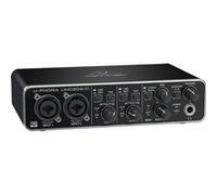 Behringer Interface audio/MIDI UMC204Hd – 2 entrées, 4 sorties, 24-Bit/192 kHz, Préamplis Midas Noir