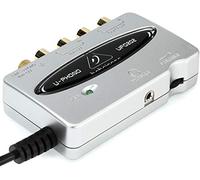 Behringer UFO202 Interface USB/Audio Audiophile avec Préampli Phono Intégré pour Numériser vos Bandes et Disques Vinyles, Compatible PC et Mac