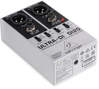 Behringer Ultra-DI / DI20 Boîtier d'injection/Splitter actif 2 canaux (Import Royaume Uni)