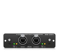 Behringer WING-DANTE Wing Carte d'extension pour réseau Audinate Dante AoIP 64 x 64 canaux Compatible PC et Mac