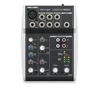 Behringer XENYX 502S Mélangeur analogique à 5 entrées haut de gamme avec interface de diffusion USB