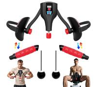 beibijio Thigh Trainer Pelvic, 10 à 60kg Appareil de Musculation des Cuisses avec Sangles de Jambes Fixes et poignée remplaçable Ballon sans Fil, Appareil d'entraînement Multifonction