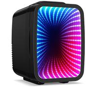 BEICHEN Mini réfrigérateur de 4 litres/6 canettes avec lumière LED à intensité variable, refroidisseur thermoélectrique portable AC/DC et chauffe-eau