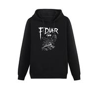 BEIDAHUANG Fidlar Punk Rock Hip Hop Hoody Unisex Ptinted Hoodies Long Sleeve Men's Hooded with Pocket Black XXXL