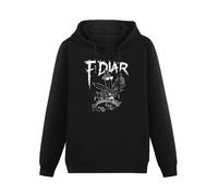 BEIDAHUANG Fidlar Punk Rock Hip Hop Hoody Unisex Ptinted Hoodies Long Sleeve Men's Hooded with Pocket Black XXXL