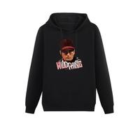 BEIDAHUANG Major League II Ricky Vaughn Wild Thing Hoody Unisex Long Sleeve Hooded with Pocket Black XXL