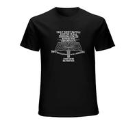 BEIDAHUANG Mens Physics T Shirt Quantum Observer All Possible States Science Geek Tshirt Black S