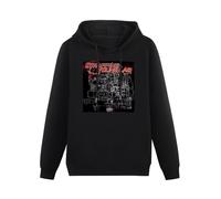 BEIDAHUANG Strapping Young Lad City Hoody Unisex Ptinted Hoodies Long Sleeve Men's Hooded with Pocket Black S