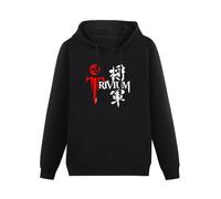BEIDAHUANG Trivium Metal Logo Ascendancy Hoody Unisex Ptinted Hoodies Long Sleeve Men's Hooded with Pocket Black XXXL
