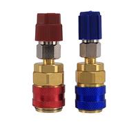 BEIEM Adaptateur d'extension côté bas R134A Freon - Raccord rapide - Accessoire de climatisation automobile pour