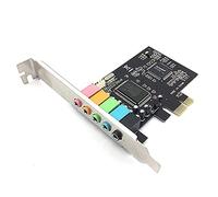 BEIEM Carte Son Interne 5.1 Convient pour avec Support à Bas, Carte Son PCI-E StéRéO 3D, CMI8738 32/64 PCI