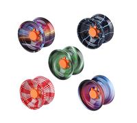 BEIEM Lot de 5 balles Yoyo Responsive en alliage - Balle réactive en métal - String Trick Ball pour débutants, joueurs adultes