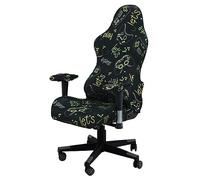 Beieyosu Housses de Chaise de Jeu, avec Housse d'accoudoir, élastiques Extensibles lavables en Machine Housse de Chaise de Bureau de Jeu vidéo d'ordinateur,E