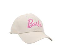 (Beige)Barbie casquettes de baseball lettres broderie extérieur bord incurvé chapeaux de soleil protection