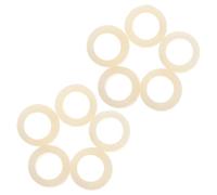 Beige de Charnière Rondelle de Congélateur en Plastique 10 Pièces | Prévention du Désalignement Blocage, Installation Facile, Friction, Compatible Congélateurs et Vitrines
