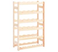 (Beige)Étagère à Vin/Porte-Bouteilles - SIGNOR - pour 30 bouteilles Pinède 715502