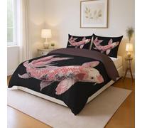 Beige Fantaisie Branche Arc et Flèche 220 x 260 cm Parure de lit Haut De Gamme Imprimée Parure Housse Couette Duvet Cover pour Adultes et Enfants