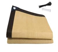 Beige Filet de Protection Solaire avec Œillets, Toile Ombrage Exterieur Anti-UV 80-95% Rafraîchissant pour Balcon Serre Pergola Jardin Patio(Beige,3x4m)