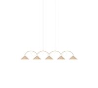 Beige Globen Lighting Curve 5 Suspension