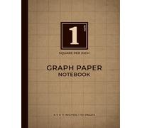 Beige Graph Paper Notebook | 1 Square Per Inch: Perfect For Students And Teachers | Classic and Subtle Beige | Great for Basic Layouts | 110 Pages | 8.5 x 11 Inches