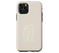 Beige Sable Tan - Surfer Plage Summer Waves Ocean Coque pour iPhone 11 Pro