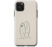 Beige Sable Tan - Surfer Plage Summer Waves Ocean Coque pour iPhone 11 Pro Max