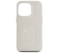 Beige Sable Tan - Surfer Plage Summer Waves Ocean Coque pour iPhone 13 Pro