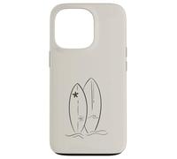 Beige Sable Tan - Surfer Plage Summer Waves Ocean Coque pour iPhone 13 Pro