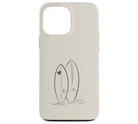 Beige Sable Tan - Surfer Plage Summer Waves Ocean Coque pour iPhone 13 Pro Max