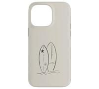 Beige Sable Tan - Surfer Plage Summer Waves Ocean Coque pour iPhone 14 Pro Max