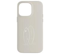 Beige Sable Tan - Surfer Plage Summer Waves Ocean Coque pour iPhone 14 Pro Max