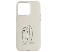 Beige Sable Tan - Surfer Plage Summer Waves Ocean Coque pour iPhone 15 Pro Max