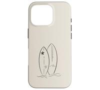 Beige Sable Tan - Surfer Plage Summer Waves Ocean Coque pour iPhone 16 Pro