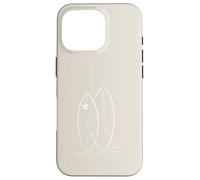 Beige Sable Tan - Surfer Plage Summer Waves Ocean Coque pour iPhone 16 Pro