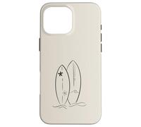 Beige Sable Tan - Surfer Plage Summer Waves Ocean Coque pour iPhone 16 Pro Max