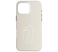 Beige Sable Tan - Surfer Plage Summer Waves Ocean Coque pour iPhone 16 Pro Max