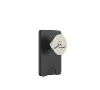 Beige : Soleil d'été, Vagues, Vagues, Contour de la Plage PopSockets PopWallet pour MagSafe