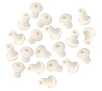 Beige Support à Mèche en Céramique pour Lampe à Huile, 20 Pièces | Résistance aux Hautes Températures, Contrôle de L’évaporation, pour Lampe à Huile et Lampe à Alcool