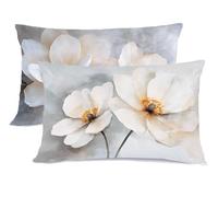 Beige Taie Oreiller 50 x 70 Brun Taie d'oreiller 50x70 Protege Oreiller Rectangulaire Housse de Coussin Lin Taies D'oreillers Impression Housse Coussin Decoratif, pour Decoration Halloween G - 567