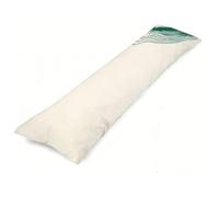 Beige Taies d'oreiller 50x150 cm Simple Oreiller de Corps Traversin 150cm, Doux Velour Pillow Case Soutien à la Grossesse et à la maternité pour dormeur Long sur Le côté Decoration Oreiller J0-599