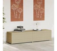 Beige vidaxl salon de jardin resine tressee beige G