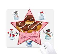 beignet au chocolat western dessert le bonhomme de neige étoile tapis de souris