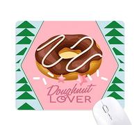 beignet au chocolat western dessert tapis de souris green pine tree tapis en caoutchouc