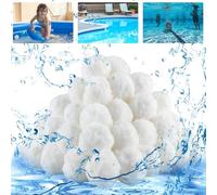 Beihre Balles Filtrantes, 1300 Pompe Piscine Balle Filtrante Peut Remplacer 46kg Filtre a Sable Piscine Sable Filtrant Convient aux systèmes de Filtration pour Piscine