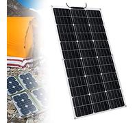 BEIJIAYI Panneau Solaire Monocristallin Semi-Flexible 300 W, Kit Panneau Solaire Module Solaire pour Camping-Car, Caravane, Yacht, Jardin, avec Connecteur,1x300W
