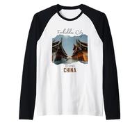 Beijing China Souvenirs historiques de Ville Chinoise pour Hommes, Femmes, Enfants Manche Raglan