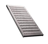 BeiJingYZ Grille Caniveau en Acier Inoxydable, Grille Evacuation Eau Exterieur, Siphon de Sol Drainage Épaississante pour Maison, Jardin et Restaurant(58x20x2.5cm/22.8x8x1in)