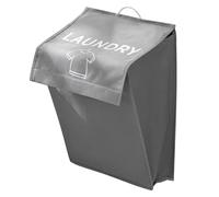 BeiJingYZ Panier à Linge avec Couvercle, Corbeille a Linge Pliable avec Poignées, Laundry Bag Pop-up Indéchirable, Rangement Essentiel pour Les Étudiants en Résidence Universitaire(Gray,Small)